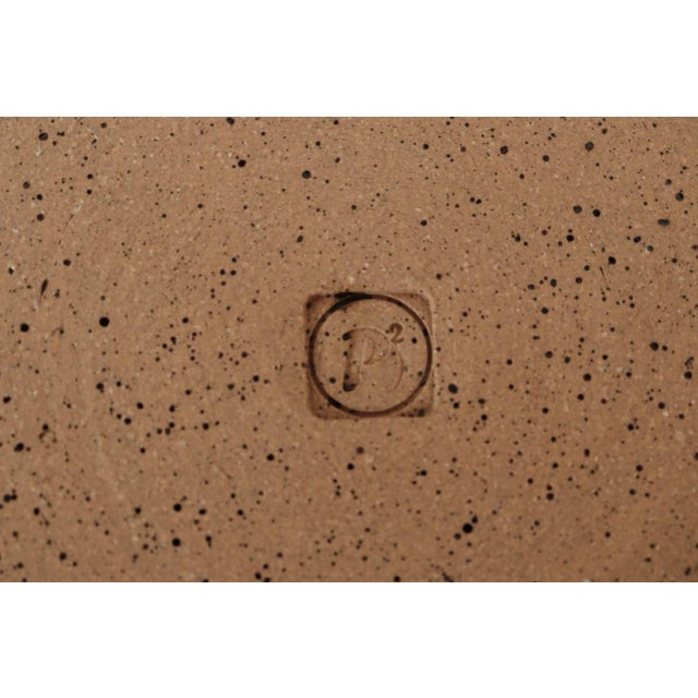 Brown Mismatched Drip Glaze Earthenware Mugs - Set of 4 For Sale - Image 8 of 9