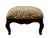 Late 18th Century French Carved Wood Footstool With Scalamandré Cheetah Velvet For Sale In Tampa - Image 6 of 8