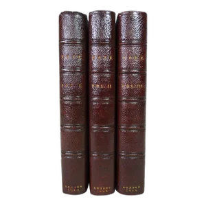 Early 19th Century Volume Set, the Poetical Works of Alexander Pope - 3 Books