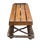Late 20th Century Handcrafted Rustic Hickory Twig Rocking Chair With Matching Footstool Adirondack Lodge Style For Sale - Image 9 of 18