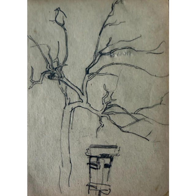 Piet Hein Eek Heinrich Pforr, Landscape Village, Pencil on Paper, Set of 4 For Sale - Image 4 of 13
