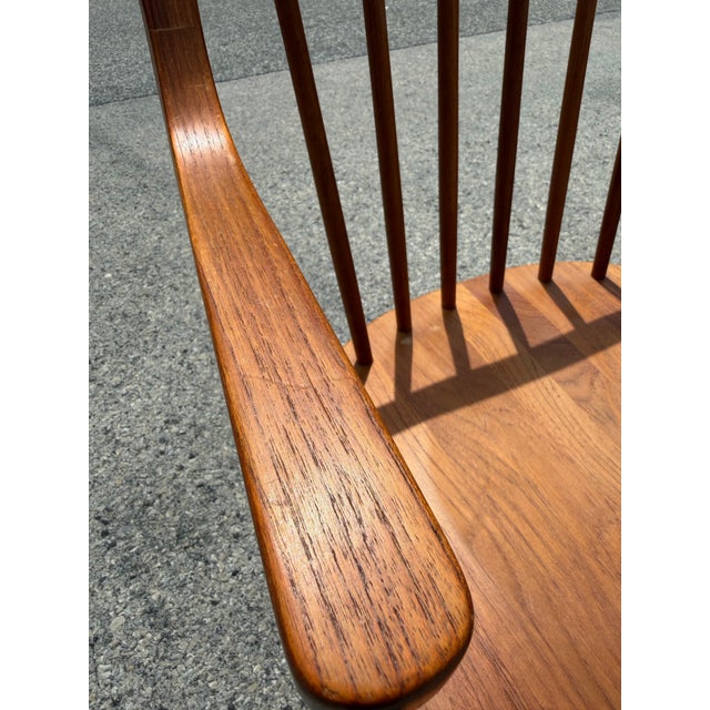 Wood 1970s Danish Mid Century Erik Jorgensen Dining Chairs (6) For Sale - Image 7 of 10