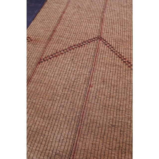 Tribal Tuareg Mat Rug - 6'3'' X 12'0'' Ft For Sale - Image 3 of 6