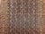 Vintage Baluch Tribal Area Rug in Allover Geometric Pattern in Navy Blue, Brown, Dark Red For Sale - Image 17 of 18