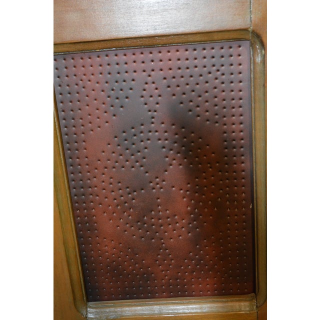 This vintage pie safe belonged to a very old lady that apparently had it forever! Wood appears mixed, possibly some pine....