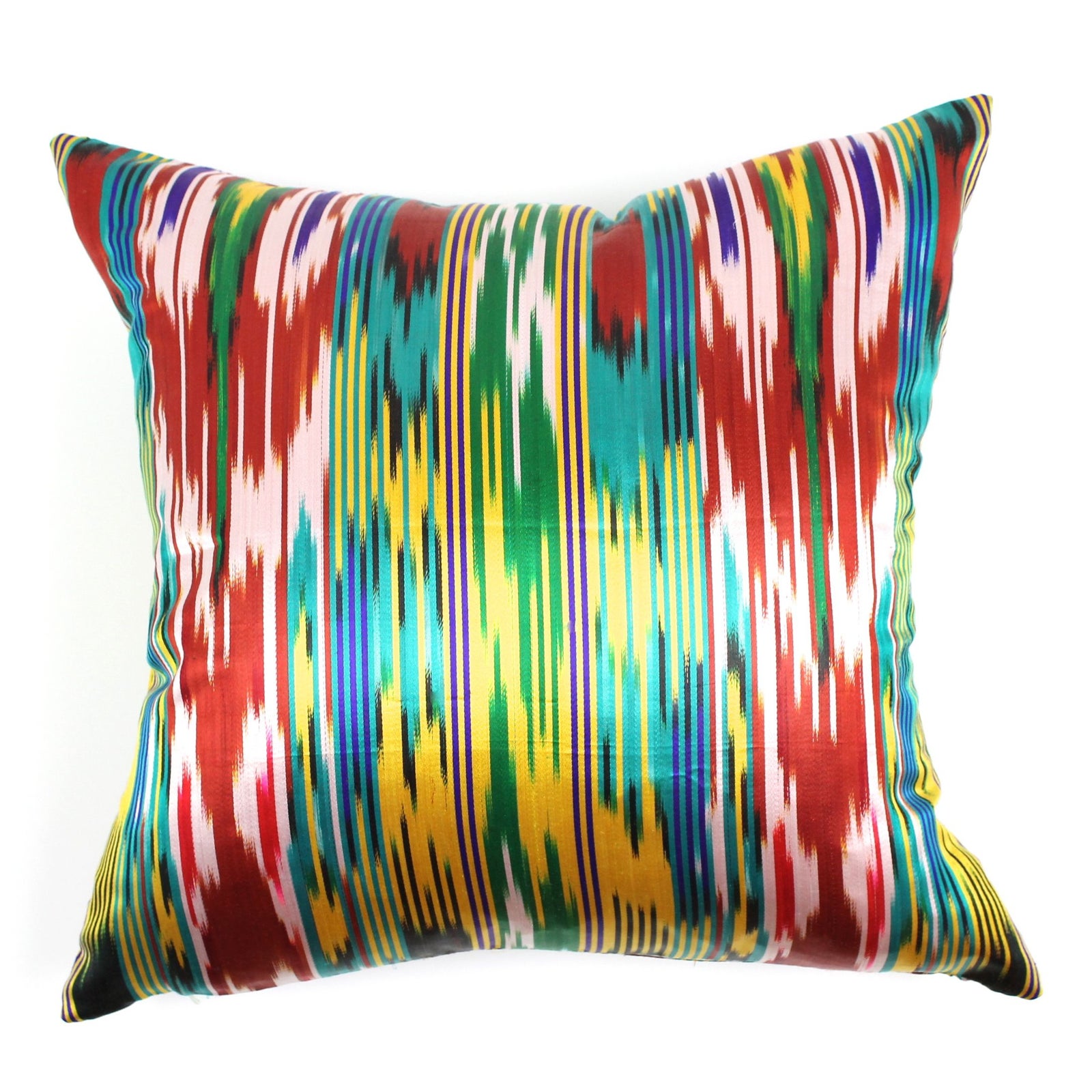 Silk Ikat Pillow Chairish