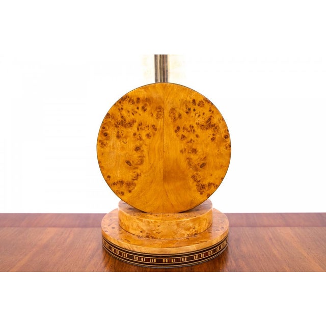 Mid-20th Century Art Deco Table Lamp, Poland, 1950s For Sale - Image 4 of 5