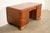 Louis Majorelle Louis Majorelle Style Antique French Art Deco Burled Walnut Executive Desk | Circa 1930s For Sale - Image 4 of 12