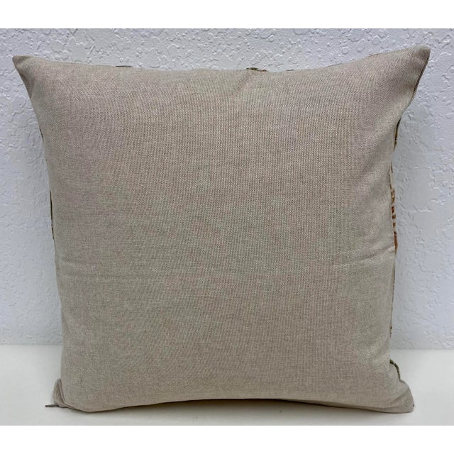 16" Square Pillow Featuring a Scurrying Squirrel and Tree With Fall Colored Foliage Pattern- Made in Uk. For Sale In Dallas - Image 6 of 12