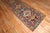 Zabihi Collection Antique Navy Blue Narrow Heriz Runner - 2'3" x 8'6" For Sale In New York - Image 6 of 11