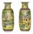 19th Century Fine Large Imperial Palatial Yellow Porcelain Vases C.24‚Äù H - a Pair For Sale
