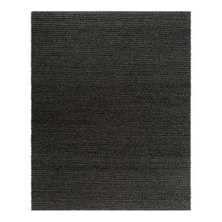 Beach House Handmade Rug Slate Grey 8x10 For Sale