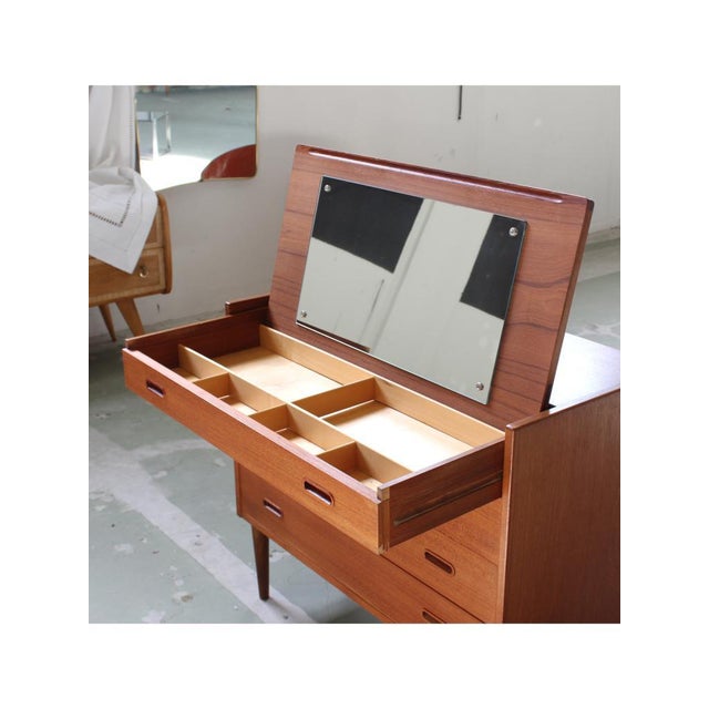 Chest of Drawers with Secretaire, Denmark, 1960s For Sale - Image 6 of 14