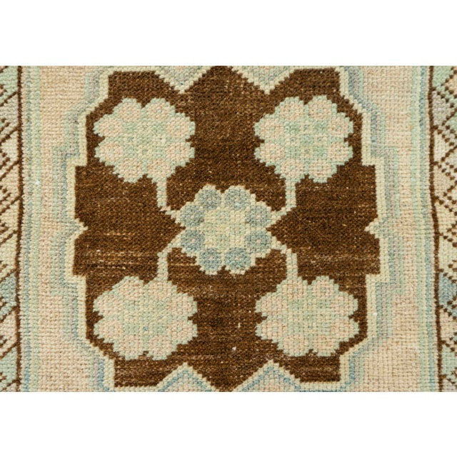 Turkish Mini Rug Oriental Hand Knotted Vintage Rug 1'6" x 3' #21291 For Sale - Image 4 of 8