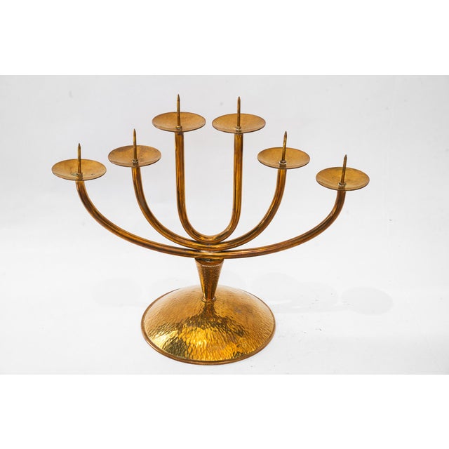 Brass candle holder vienna around 1950s Original condition