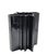 A sculptural vase in glossy black glazed ceramic, designed by the renowned architect and designer Angelo Mangiarotti...