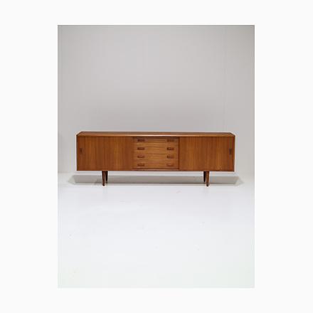 Danish Sideboard in Teak attributed to Clausen & Søn, 1960s For Sale - Image 17 of 17