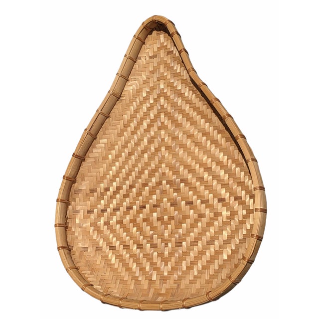 Vintage Gourd Shaped Winnowing Basket For Sale - Image 11 of 11