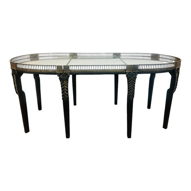 Mid 19th Century Gilt Bronze Three Piece Surtout De Table on Low Stands For Sale