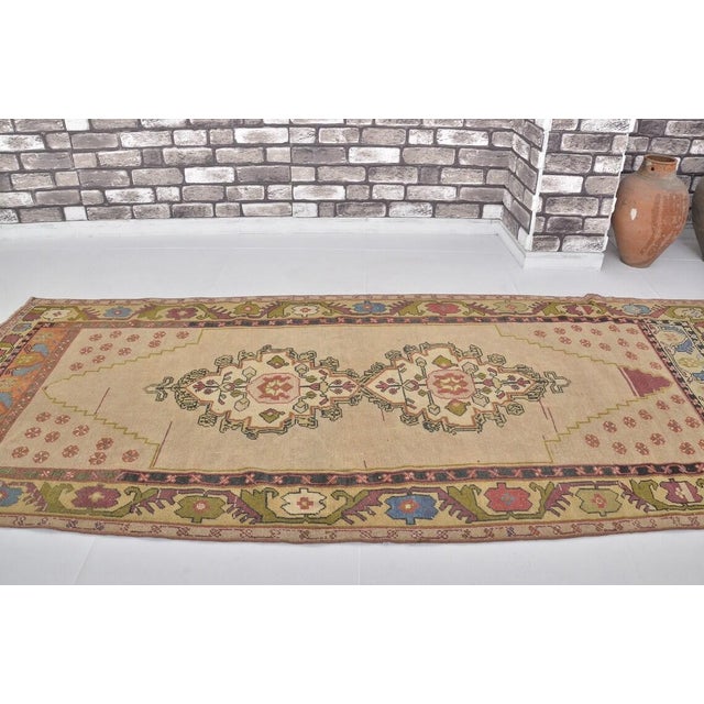 Textile Vintage Wool Home Decor Rug For Sale - Image 7 of 8
