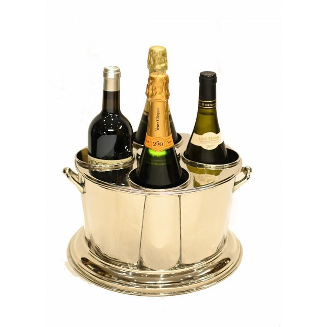 2000 - 2009 Silver-Plated Wine Cooler For Sale - Image 5 of 10