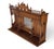 Wood Antique Victorian Revival Quartered Oak Stick & Ball Hanging Shelf, 1890 For Sale - Image 7 of 11