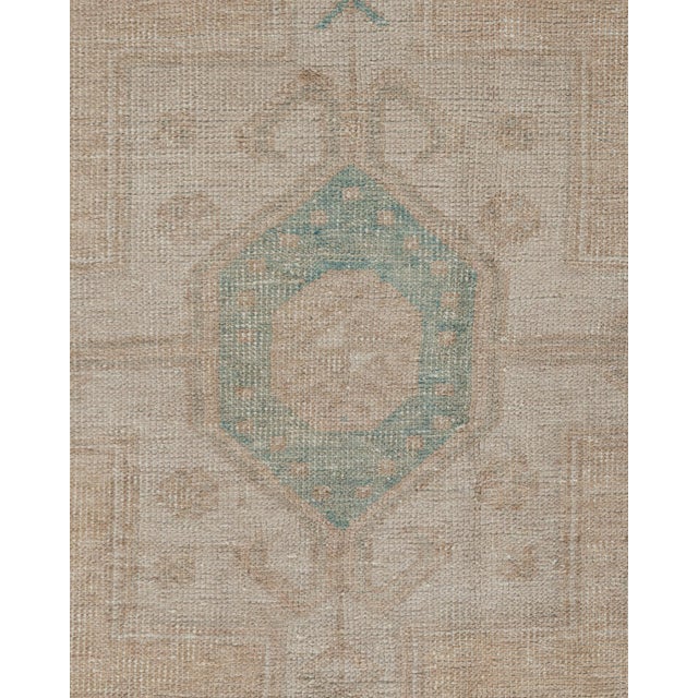 Vintage Turkish Oushak Area Rug 3'8 X 7'8 For Sale In New York - Image 6 of 8