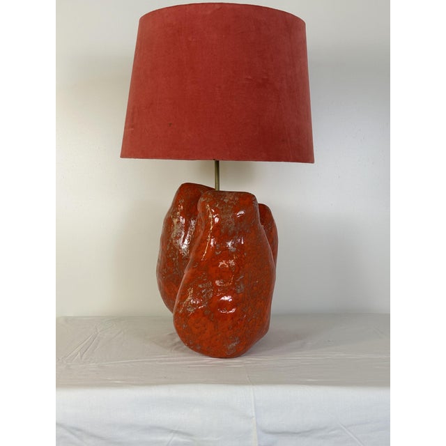 1960s Ceramic Living Room Lamp by Lino Bersani, 1960s For Sale - Image 5 of 11