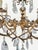 Metal Early 20th Century French Rococo Style 5-Light Cast Bronze & Pendeloque Crystal Cage Chandelier For Sale - Image 7 of 14
