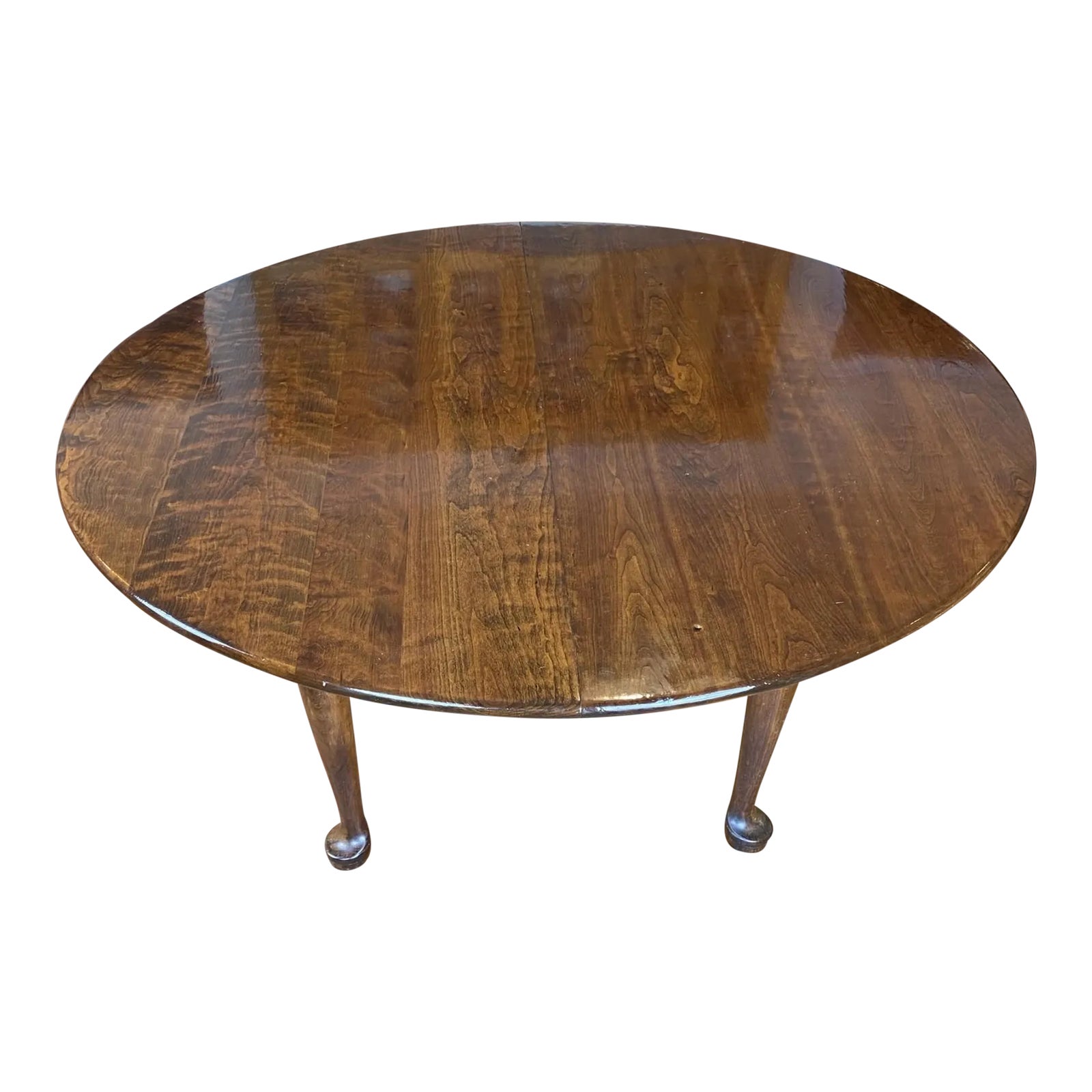 Mid 20th Century MidCentury Stickley Round Dining Table With Tapered