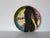 Black 1980s Lois Barton Hand-Painted Modernist Figurative Art Ceramic Plate For Sale - Image 8 of 12