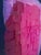 Abstract Bold Magenta and Navy Large Textured Wall Art For Sale - Image 3 of 7
