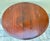 Brown Antique Early 20th Century Solid Wood Drop Leaf Oval Wine Table For Sale - Image 8 of 12