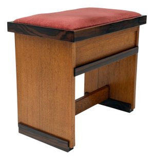 Art Deco Modernist Stool by Hendrik Wouda for Pander, 1924