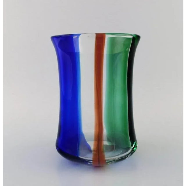 Chribska Art Glass Vase by Erik Höglund for Kosta Boda For Sale - Image 3 of 10