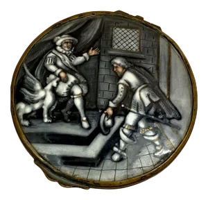 Antique Enamel Snuff Box