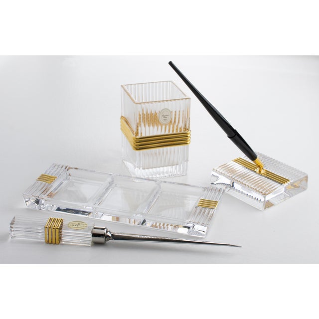 Christian Dior Paris Crystal Desk Accessory Pencil Cup, circa 1990 For Sale - Image 16 of 16