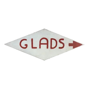 Vintage Glads Farm Stand Sign