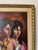 1960’s Vintage S. Hittle Girl and Boy Figurative Portrait Oil on Canvas Painting Framed For Sale In Miami - Image 6 of 12