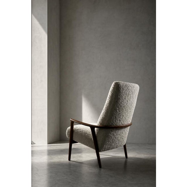 Mid-Century Scandinavian Modern White Teak Armchair from Bröderna Andersson, 1960s For Sale - Image 13 of 18