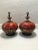 1960s Large Ceramic American Drip Glazed Round Lamps - a Pair For Sale In San Francisco - Image 6 of 9