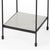 Larkin 12 in. W Square Outdoor Marble and Iron Side Table with Lower Open Shelf, Metal Outdoor Finish For Sale In Chicago - Image 6 of 8