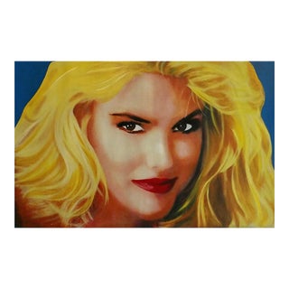 Steve Kaufman Veronic(k)a (With a C or K), Large Unique Painting, 1995-2005 For Sale