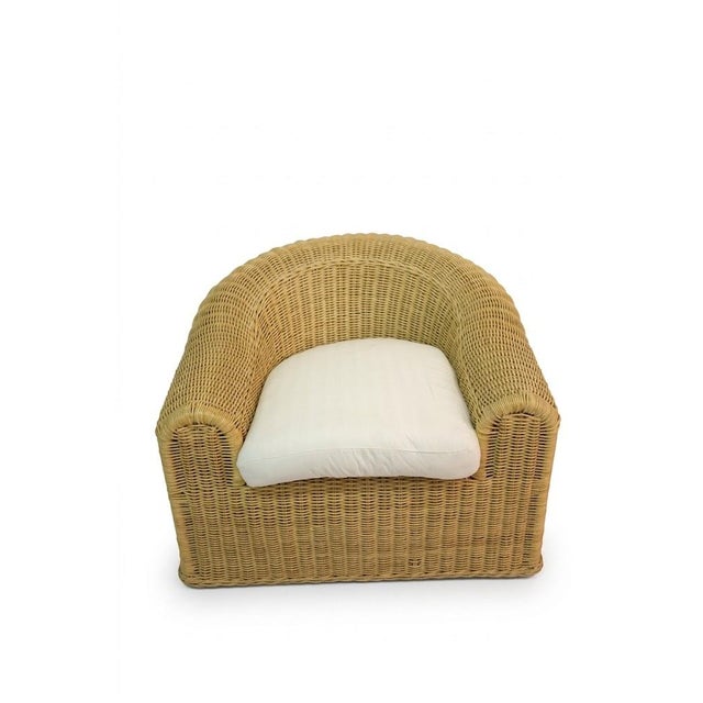 1990s Rattan Outdoor Armchair, 1990s For Sale - Image 5 of 5