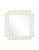 Contemporary Fleur Home Audubon Square Mirror in Swiss Coffee, 33x33 For Sale - Image 3 of 3