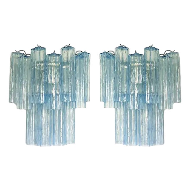 Modern Glass Sconces by Simoeng, Set of 2 For Sale