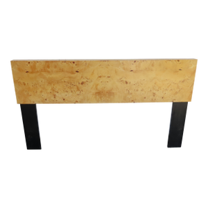 Mid Century Modern Burlwood Queen Size Headboard 6384