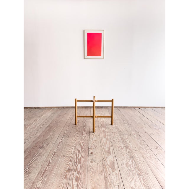 Dimensions: approx. Ø 62 × 48 cm (diameter × height) original danish serving and coffee table designed in 1945 as model...