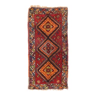 Vintage Oushak Rug 1'8'' x 3'7'' For Sale