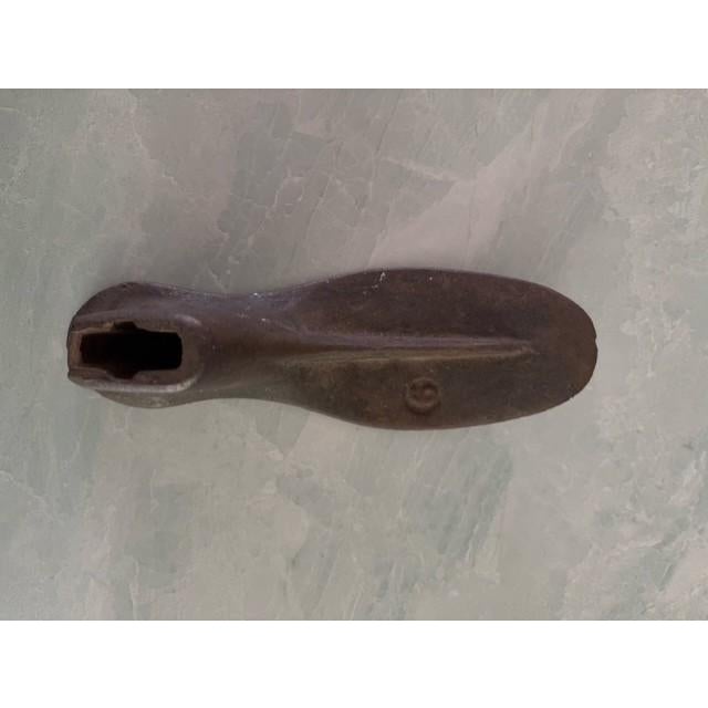 Rustic Early 20th Century Rustic Iron Shoemaker Cobbler's Molds, Set of 3 For Sale - Image 3 of 5